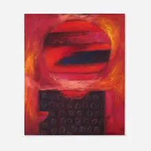 Fernando de Szyszlo, Puka Wamani, 1968, oil on canvas