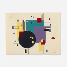 Loló Soldevilla, Sin título, c. 1955, oil on canvas mounted to panel