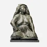 La Calera by Francisco Zúñiga, 1976, bronze, stone, sold Oct 2025