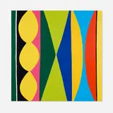 Kim MacConnel, 15 Rabbit, 2011, enamel on panel