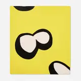 Roy Lichtenstein, Swiss Cheese (Double Doors) (Study), 1993, acrylic on cut foamcore