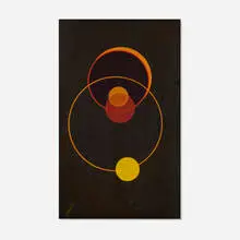 Oskar Fischinger, Untitled, 1936, oil on canvas
