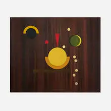 Oskar Fischinger, Contra, 1941, oil on linen