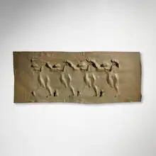 Robert Graham, Panel from the Dance Door, 1984, patinated bronze
