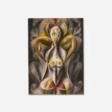 Ben Berlin, Untitled, c. 1925, watercolor and charcoal on paper