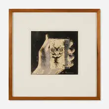 Wallace Berman, Posthumous Fragment 35c, 1976, negative Verifax in artist's frame