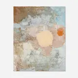 Ethel Greene, The Night the Sun and the Moon Met, 1963, mixed media and polyurethane on Masonite