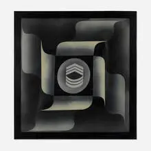 Billy Al Bengston, Tom, 1968, lacquer polyester resin on aluminum