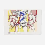 Roy Lichtenstein, Los Angeles Olympic Games 1984 poster (The Red Horseman), 1984, offset lithograph in colors
