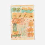 Jaune Quick–to–See Smith, Wallowa Waterhole (In honor of the Birth of Lore Claire Scott Momaday), 1980, lithograph in colors on Arches