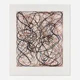 Charles Arnoldi, String Theory II, 2016, polymer gravure with etching and photo-etching in colors on Somerset