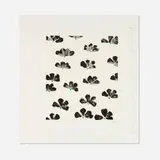 Donald Sultan, Wallflower 10 (from the Wallflowers portfolio), 2008, screenprint in colors
