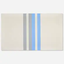 Andreas Brandt, Grau und Blau, 1979, oil on canvas