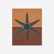 Barbara Östlihn, Star, 1963, oil on canvas