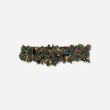 Rodney Ripps, Fausse fleur plastique, 1977, mixed media on wood