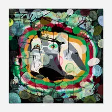 Daniel Habif, Untitled (4th Season), 2005, lacquer and oil on canvas