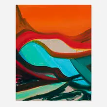 Jin Jeong, I know where I am at, 2021, oil on linen