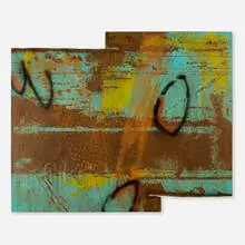 Daniel Douke, Tangee, 1985, acrylic on canvas laid to panel