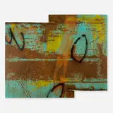 Daniel Douke, Tangee, 1985, acrylic on canvas laid to panel