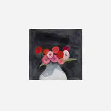 Robert Kulicke, Flowers, gouache on paper