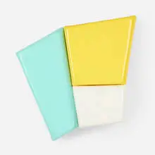 Coral Gables by Justin Adian, 2017, oil enamel on ester foam and canvas, sold Mar 2026