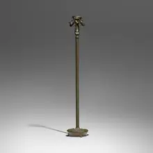 Piano (Junior) floor lamp base by Tiffany Studios, c. 1910, patinated bronze, sold Mar 2026