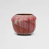 Early decorated vase by Tiffany Studios, c. 1896, hand-blown Favrile glass, sold Mar 2026