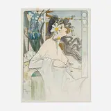 Arthur Foache, La Garonne, 1898, lithograph in colors