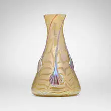 Loetz, Phänomen vase (Gre 1/4), c. 1900, hand-blown glass