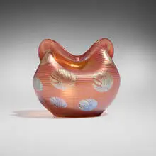 Phänomen vase by Loetz, c. 1900, hand-blown glass, sold Mar 2026