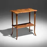 Émile Gallé, Marquetry table with daffodils