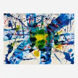 Sam Francis, Untitled (SF88-490), 1988, acrylic on paper