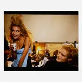 James + Carolyn Murphy backstage: Ghost Show NYC (from the James King: Supermodel series) by Nan Goldin, 1995, Cibachrome print, sold Mar 2026