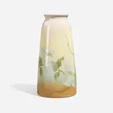 Iris Glaze vase with clematis by Fred Rothenbusch for Rookwood Pottery, sold Nov 2024