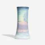 Scenic Vellum vase with landscape at sunset by Sallie Coyne for Rookwood Pottery, sold Nov 2024