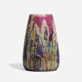 Clement Massier, Vase with cattails