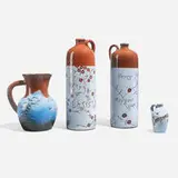 Collection of four Early Limoges style works by Rookwood Pottery, sold Nov 2024