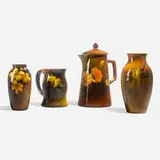Collection of four Standard Glaze works by Rookwood Pottery, sold Nov 2024