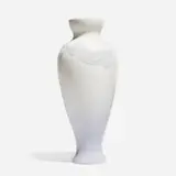 Unusual Iris Glaze vase with leaping rabbit by Sallie Toohey for Rookwood Pottery, sold Nov 2024
