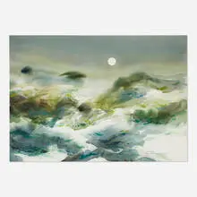 Viktor Schreckengost, Surf, c. 1973, watercolor on paper