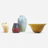 Collection of four works by Rookwood Pottery, sold Nov 2024