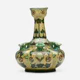 Charles Collis for Della Robbia Pottery, Flower frog vase