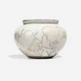 Decorated Porcelain vase with stylized poppies by William E. Hentschel for Rookwood Pottery, sold Nov 2024