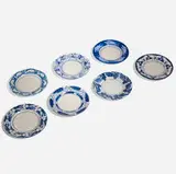 Dedham Pottery, Collection of seven plates