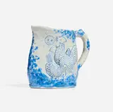 Dedham Pottery, Night and Day pitcher