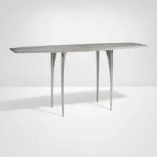 Robert Josten, Console table, c. 1975, cast aluminum