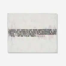 Eric Doeringer, Untitled after Richard Prince (from the Bootleg series), 2006, collage and acrylic on canvas
