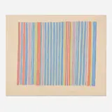 Gene Davis, Sky Colors, c. 1980, acrylic on canvas