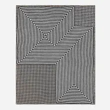 Samantha Bittman, Untitled, 2014, acrylic on handwoven textile