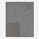Samantha Bittman, Untitled, 2014, acrylic on handwoven textile